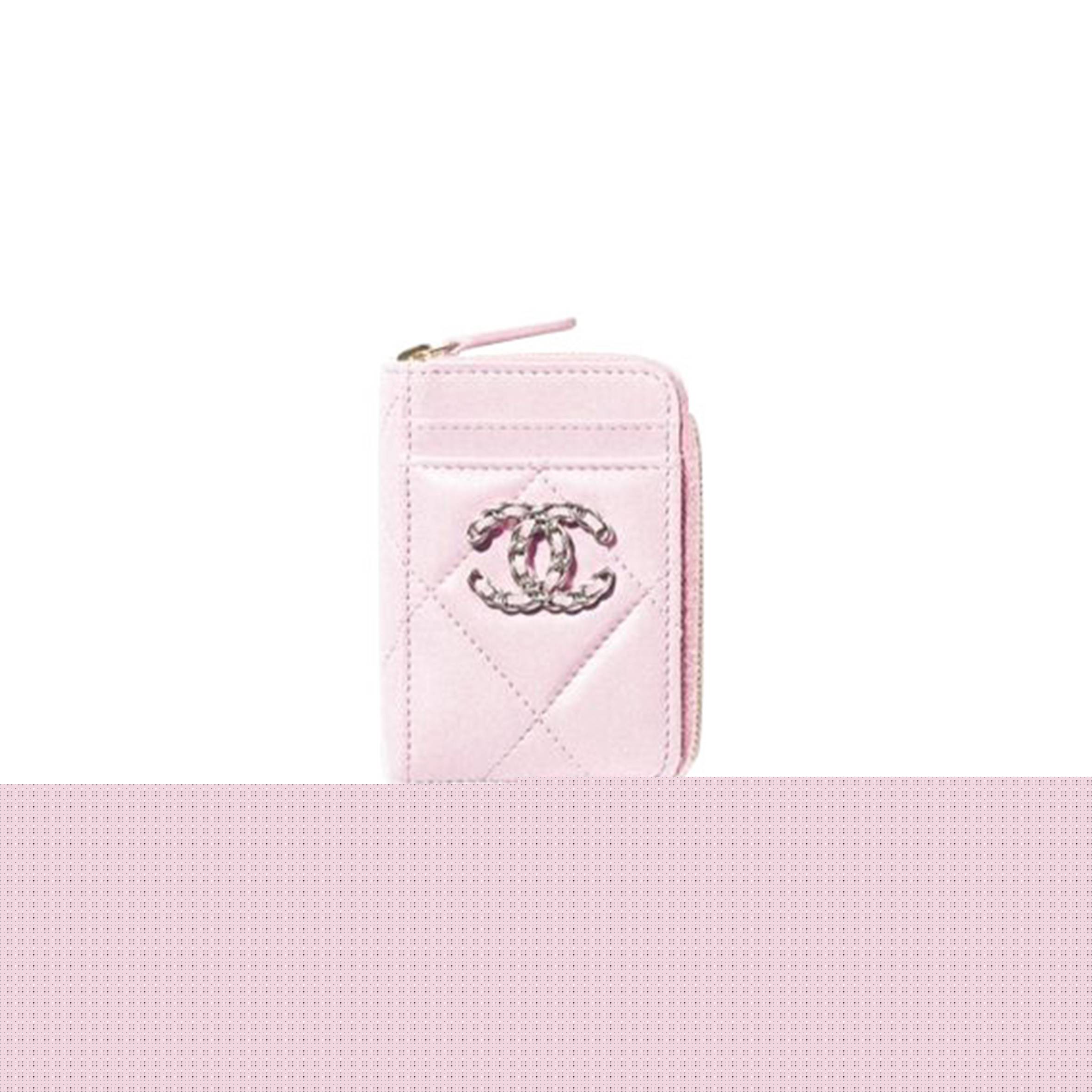 Ch*el 19 zipped coin purse ap2701 b07327 nh622 (11*8*2.5cm)